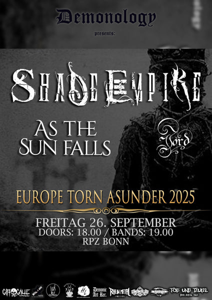Demonology:SHADE EMPIRE (FIN) / AS THE SUN FALLS (FIN) / JORD (SWE) @ RPZ Bonn
