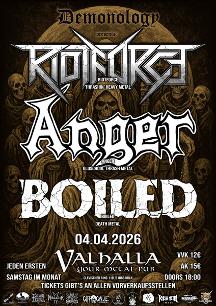 Demonology: Riotforce + ANGER + Boiled