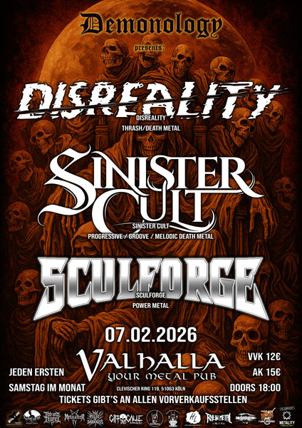 Demonology: Disreality +  Sinister Cult + Sculforge