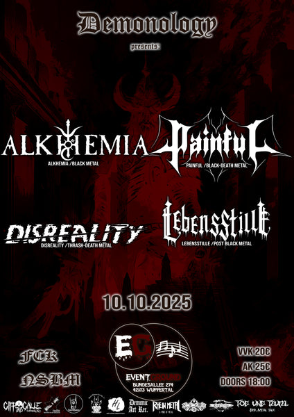 Demonology: Alkhemia + PAINFUL + Disreality + Lebensstille