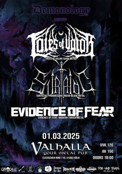 Demonology: Tales of Valor + Surtalog + EVIDENCE OF FEAR