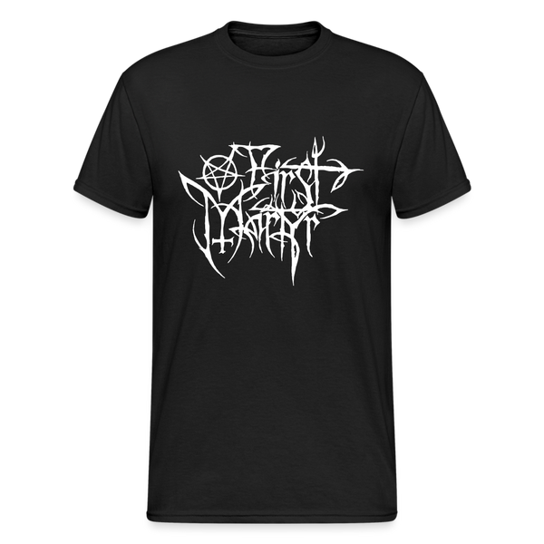 First Martyr Logo Black Metal Heavy T-Shirt - Schwarz