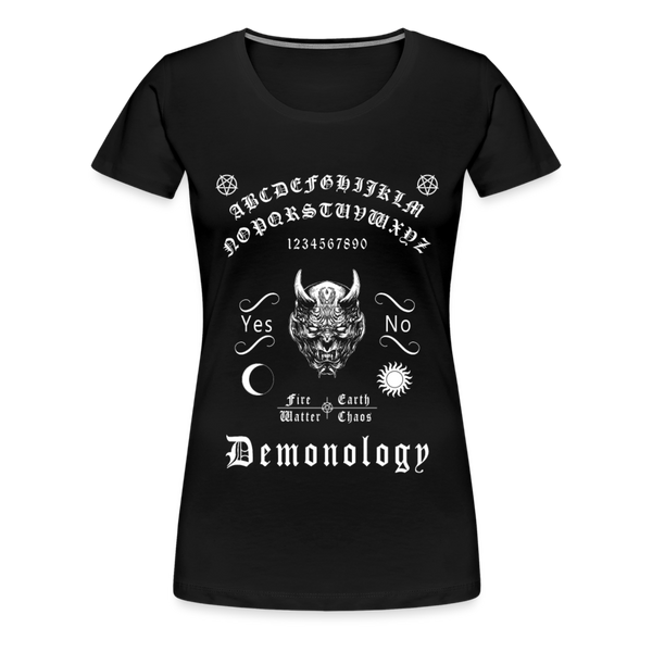 Demonology Demon Spirit Evocation Women’s Premium T-Shirt - Schwarz