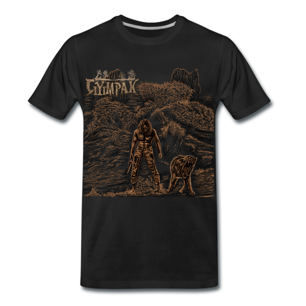 Sumrak Kama ot Kamyk Wolf Black Metal Shirt - black